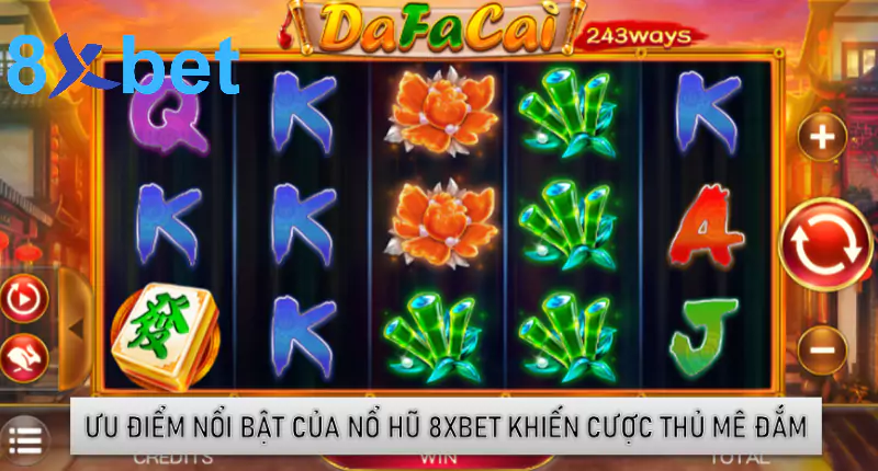 Ưu điểm nổi bật của nổ hũ 8xbet khiến cược thủ mê đắm